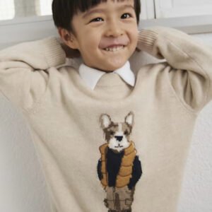 jersey intarsia perrito mini niño Mayoral