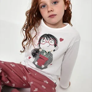 camiseta blanca muñeca mini niña Boboli